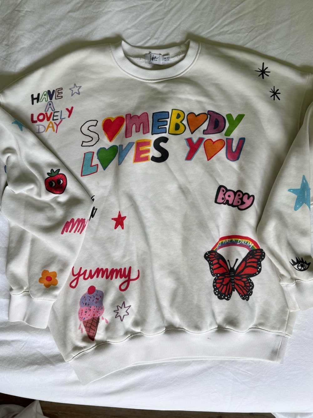 Somebody Loves You Graphic Sweatshirt - The Mayfair Group